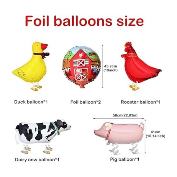 Juego de fiesta de cumpleaños de animales de granja telón_3