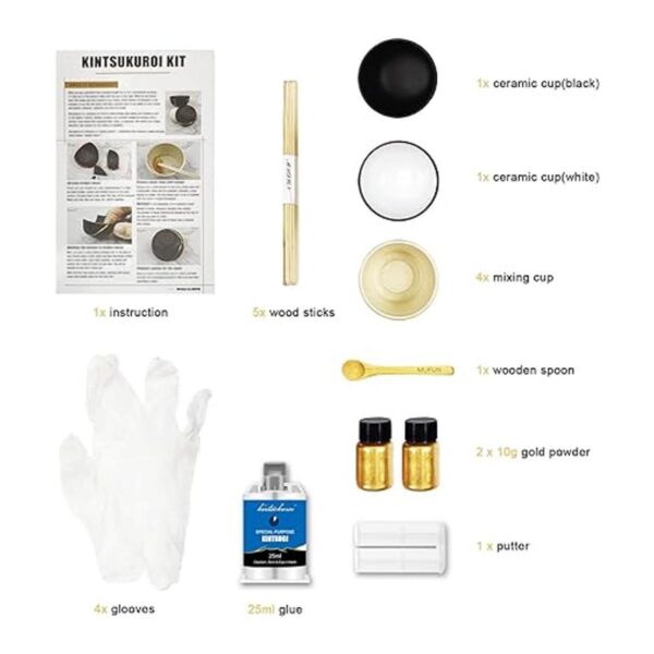 Kit de reparación Kintsugi repara tu cerámica_2