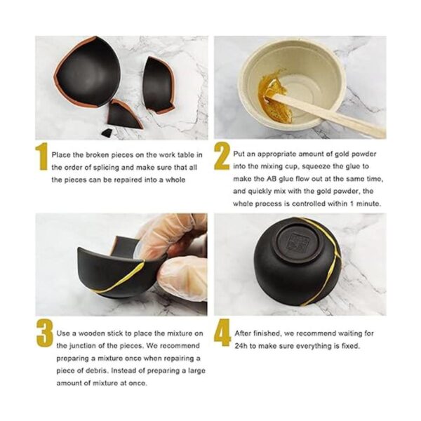 Kit de reparación Kintsugi repara tu cerámica_3