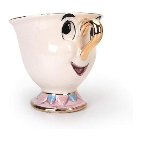 Taza de tetera de la Bella y la Bestia de dibujos_2