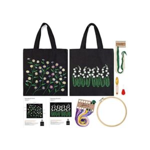 Homiton Juego de 2 bolsas de lona con patrones para