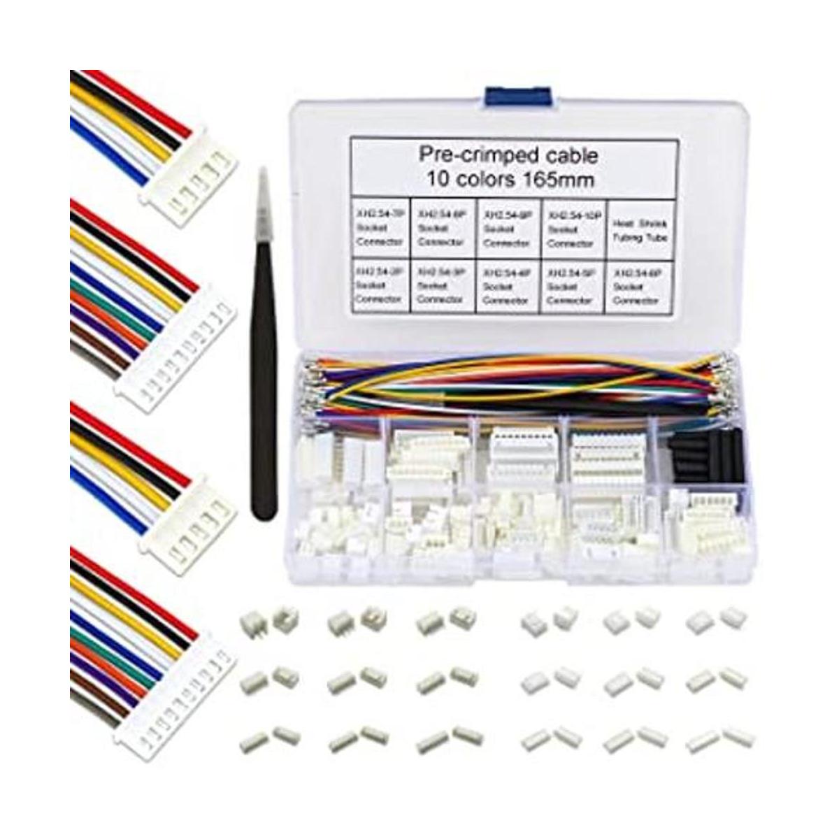 Keszoox XH Kit de enchufe de conector JST de 0.100 in con