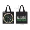 Homiton Juego de 2 bolsas de lona con patrones para
