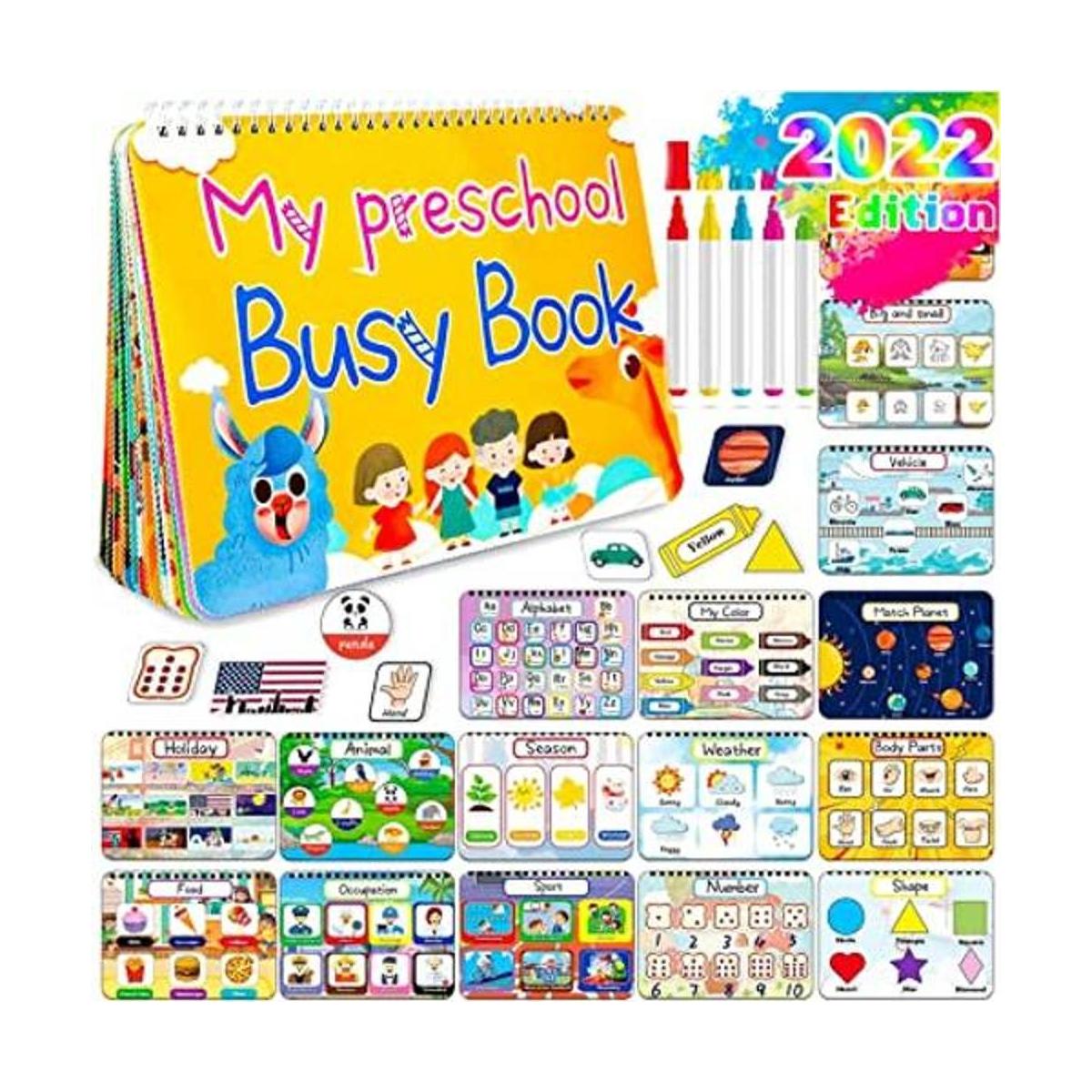 HeyKiddo Libro Busy Book para niños pequeños juguetes