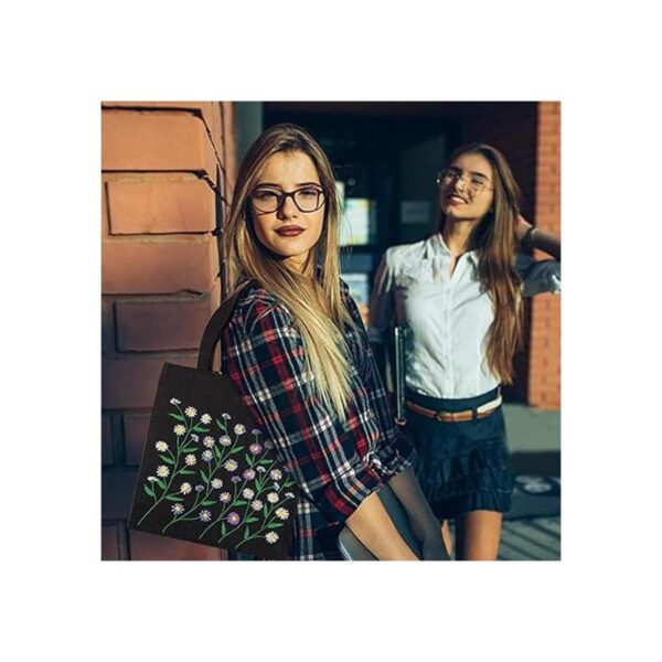 Homiton Juego de 2 bolsas de lona con patrones para