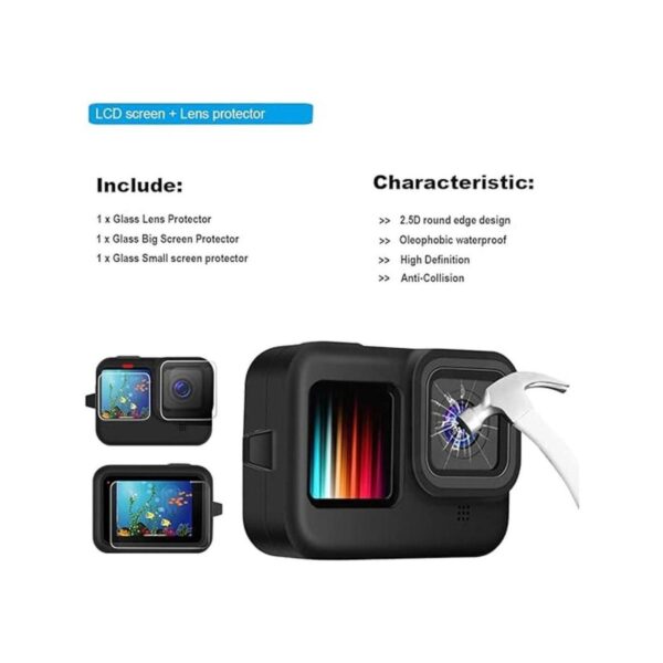 Husiway Carcasa impermeable para GoPro Hero 1110 y 9_4