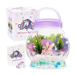 Kit de terrario iluminado para niños con juguetes de_1