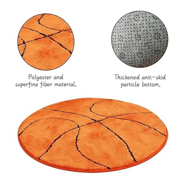 JeogYong Alfombra de baloncesto suave y cómoda con