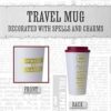 Harry Potter Spells Taza de viaje 15 onzas taza de_2