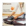 HiCaptain Caja de arena para gatos de viaje con tapa y_5