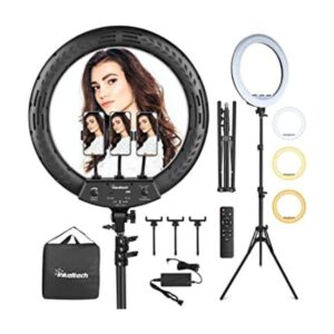 Inkeltech Anillo de luz de 18 pulgadas con soporte para_1