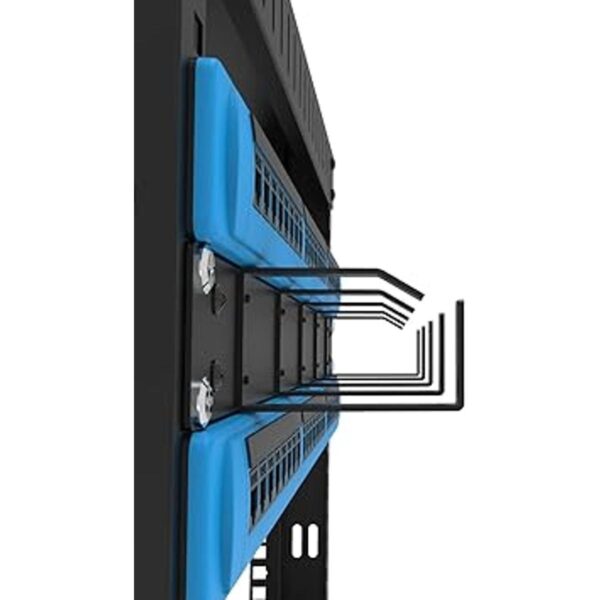 Jingchengmei Gestor de cables horizontal de metal de 19_5