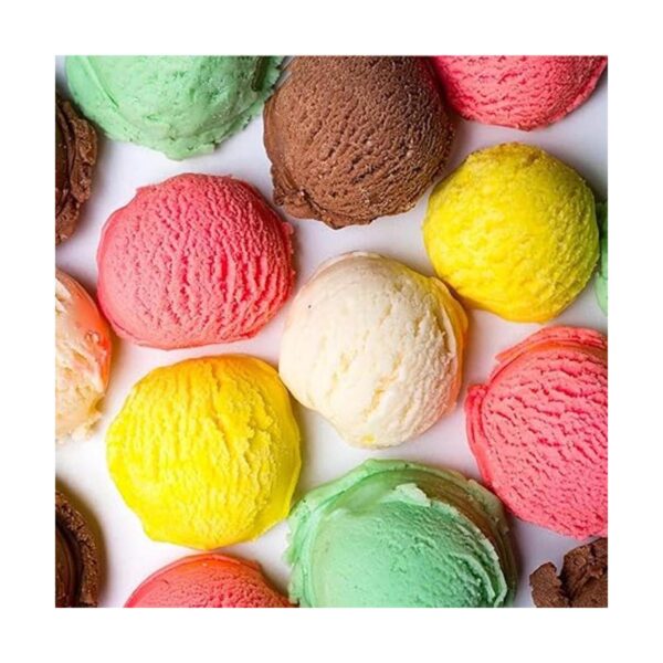 4 moldes para hacer velas 3D forma de bola de helado