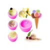 4 moldes para hacer velas 3D forma de bola de helado