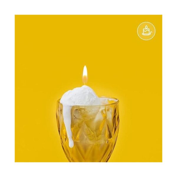 4 moldes para hacer velas 3D forma de bola de helado