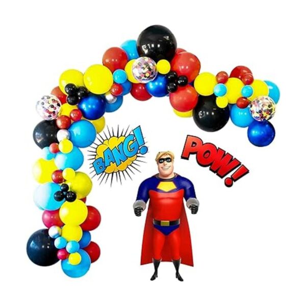 Kit de arco de guirnalda de globos de cumpleaños de_2