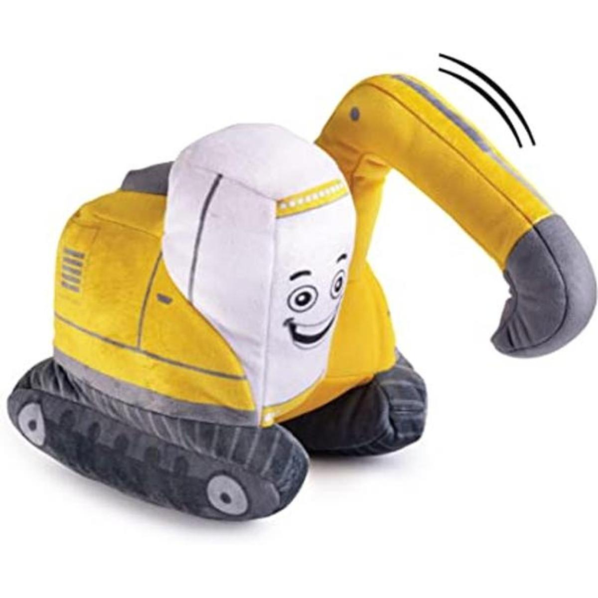 Talking Excavator Camión de juguete de peluche Juguete