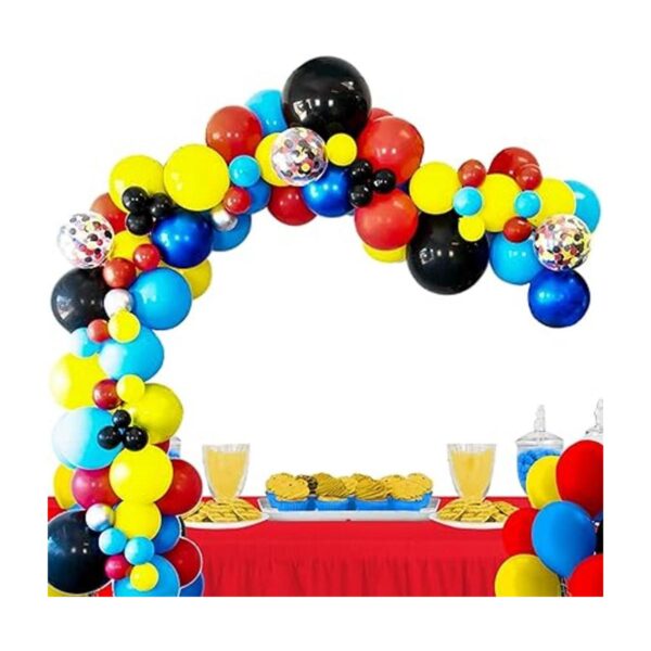 Kit de arco de guirnalda de globos de cumpleaños de_6