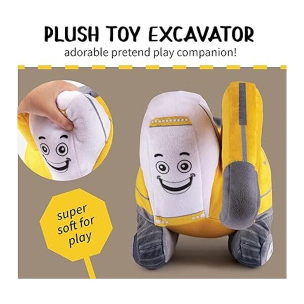 Talking Excavator Camión de juguete de peluche Juguete_2