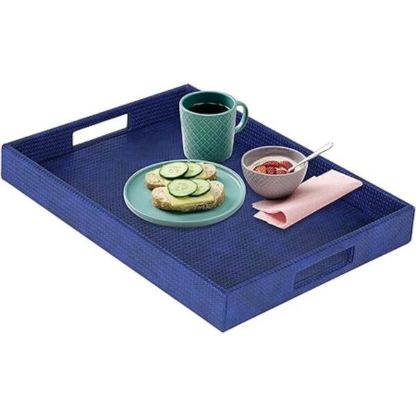 HofferRuffer Bandeja rectangular para servir con asas de