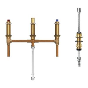 Moen 9796 Romano Tub High Flow RoughIn Válvula con ducha_1