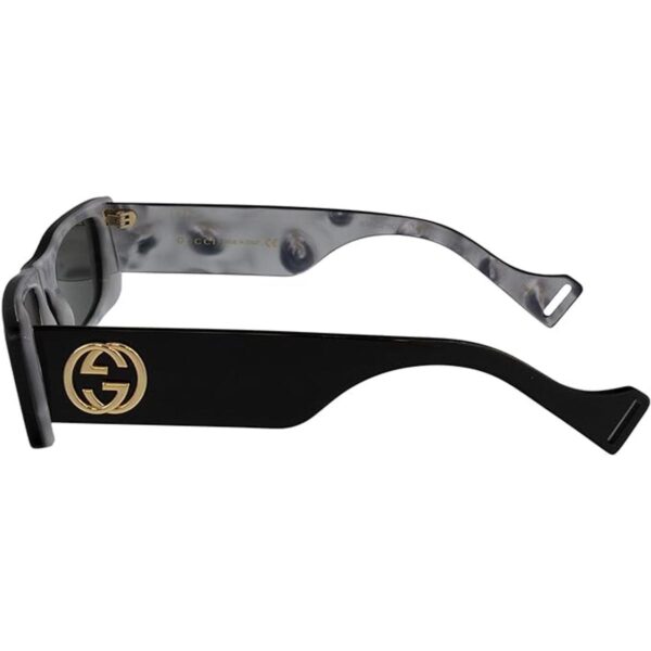 Gucci GG0516S Bilayer Brillante NegroBlanco NácaraGris_3