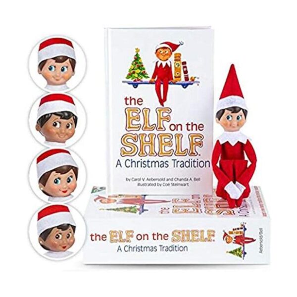Elf en el estante Una Navidad tradición_1
