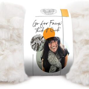 1 madeja Lion Brand Yarn Go for Faux Thick Quick Bulky_1