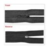 3 Rollo de cremallera de nailon de 10 yardas para coser