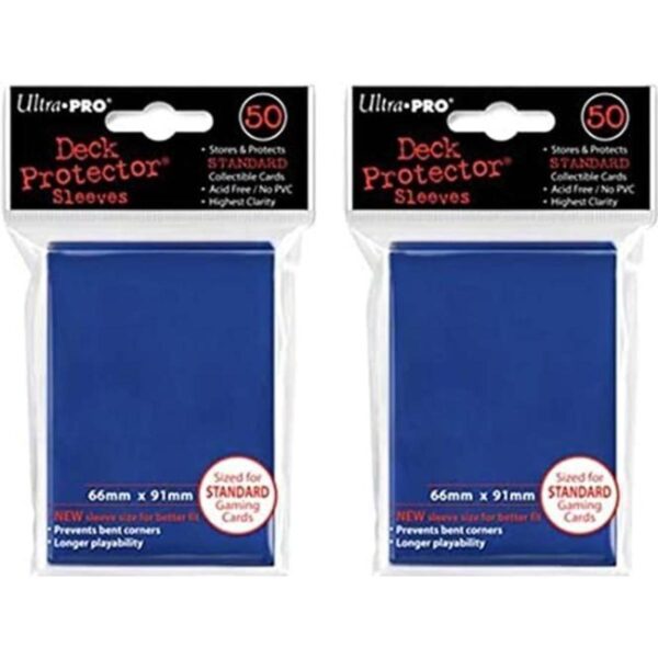 100 x Ultra Pro Azul Cubierta Protectores mangas_1