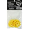 10 adaptadores de registro de plástico amarillo plano_2