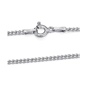 1 cadena Adabele auténtica de plata de ley 925 de 22