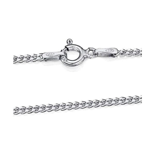 1 cadena Adabele auténtica de plata de ley 925 de 22