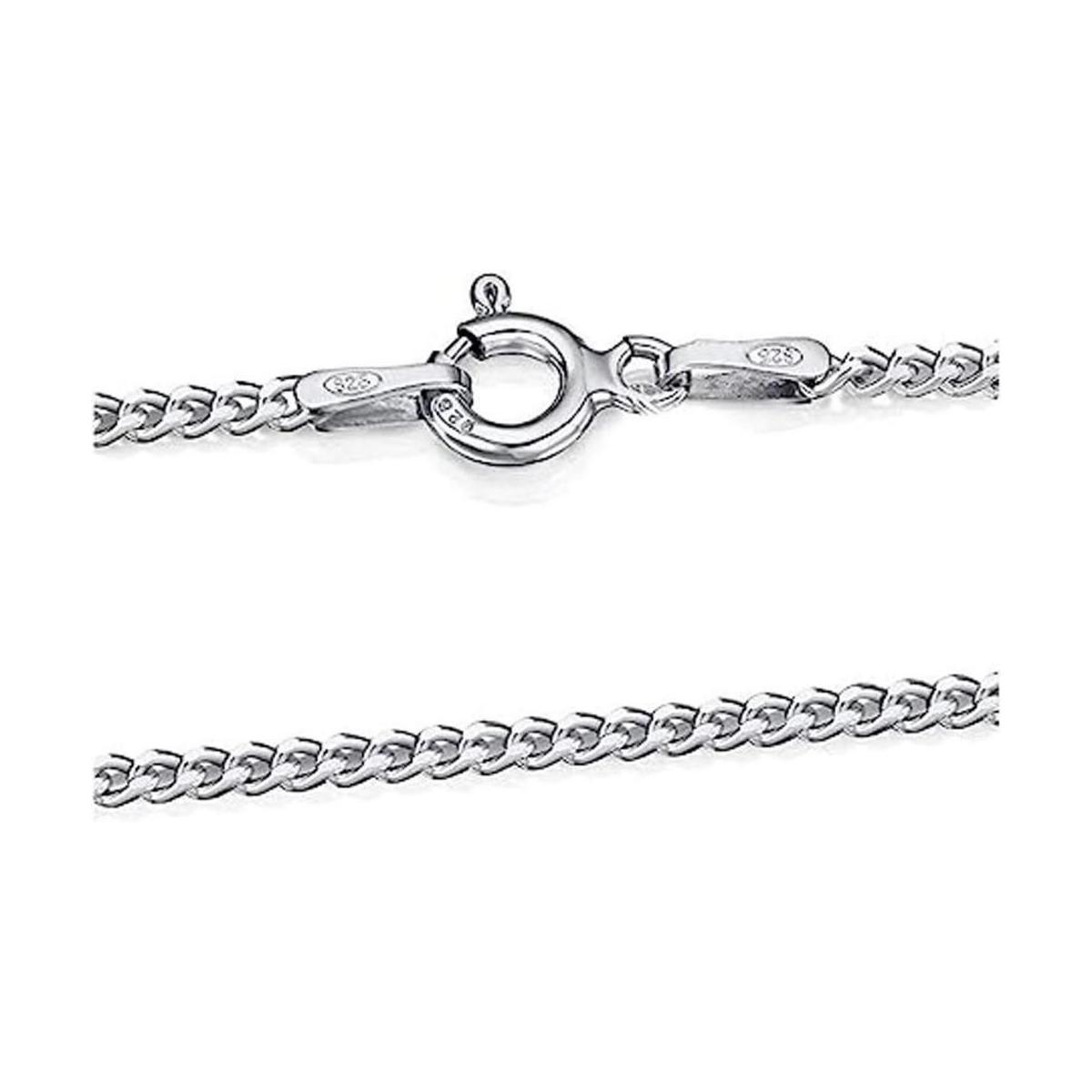 1 cadena Adabele auténtica de plata de ley 925 de 22