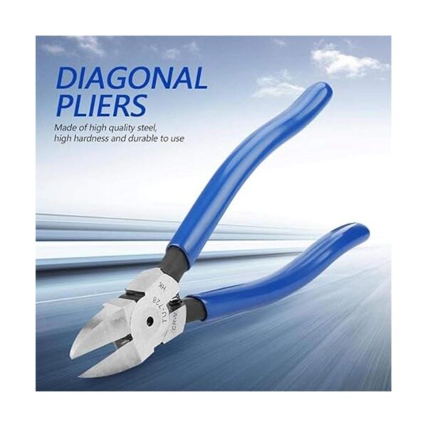 1 alicates de corte diagonal azul de 8 pulgadas