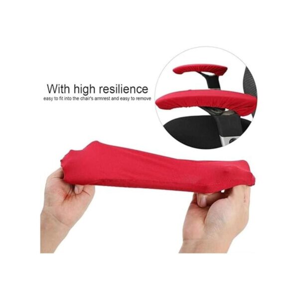 1 par de fundas elásticas de tela para reposabrazos de