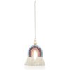 1 pieza de macramé arco iris colgante de coche Boho_1