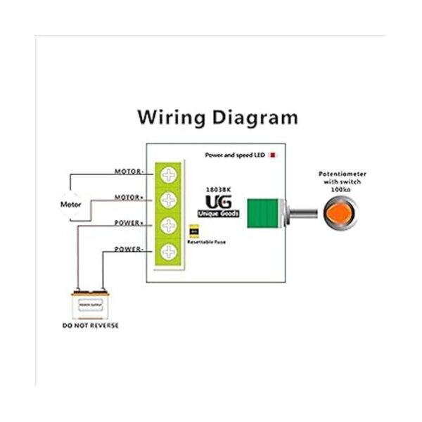 1.8v 3v 5v 6v 7.2v 12v 2A 30W bajo voltaje DC controlador