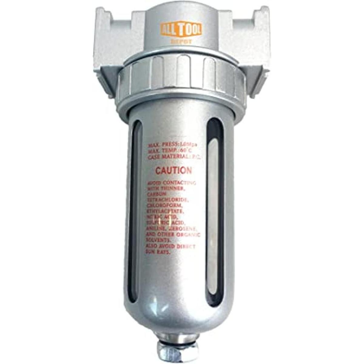 12 NPT medio flujo aire comprimido en línea filtro