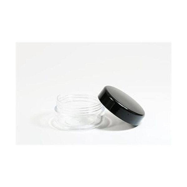 10 frascos de plástico transparente de 0.5 oz envases de_4