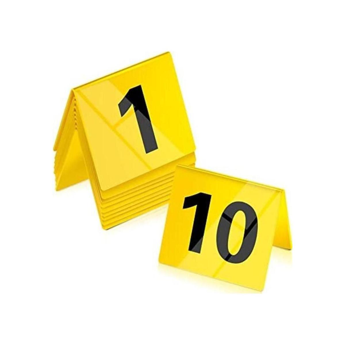 10 marcadores de evidencia marcadores de escena de