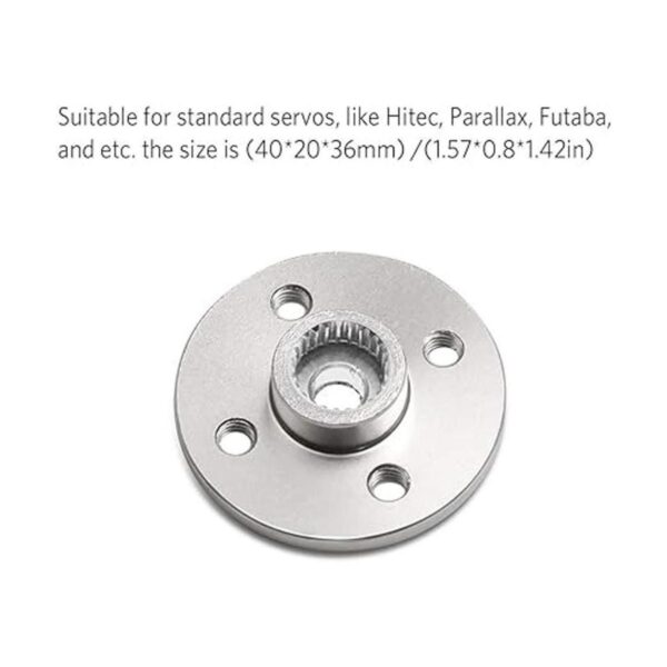 10 piezas Servo Cuerno Brazo 25T de aluminio Futaba Servo_3