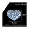 10 piezas de decoración de uñas molde de silicona de_3