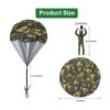 10 piezas de juguete de paracaídas de camuflaje Catcan