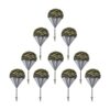 10 piezas de juguete de paracaídas de camuflaje Catcan