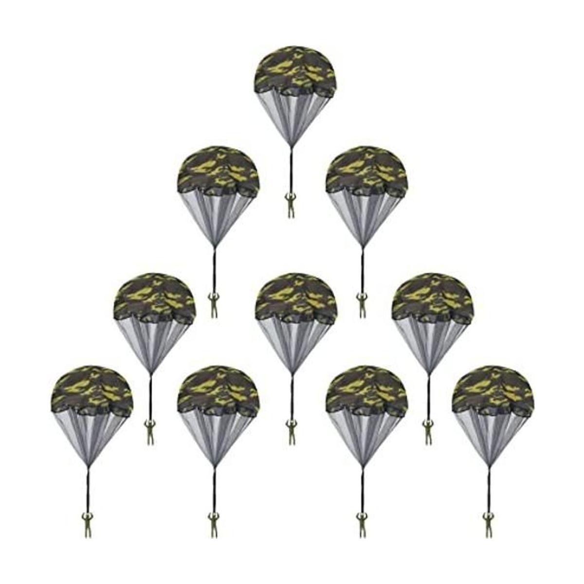 10 piezas de juguete de paracaídas de camuflaje Catcan
