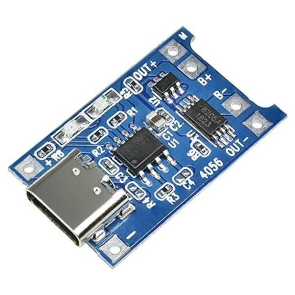 10 unidades TP4056 TipoC interfaz de entrada USB 5V 1A_2