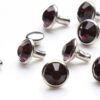 100 Sets Cz Colorido Cristal Remaches Color Plata Puntos_2