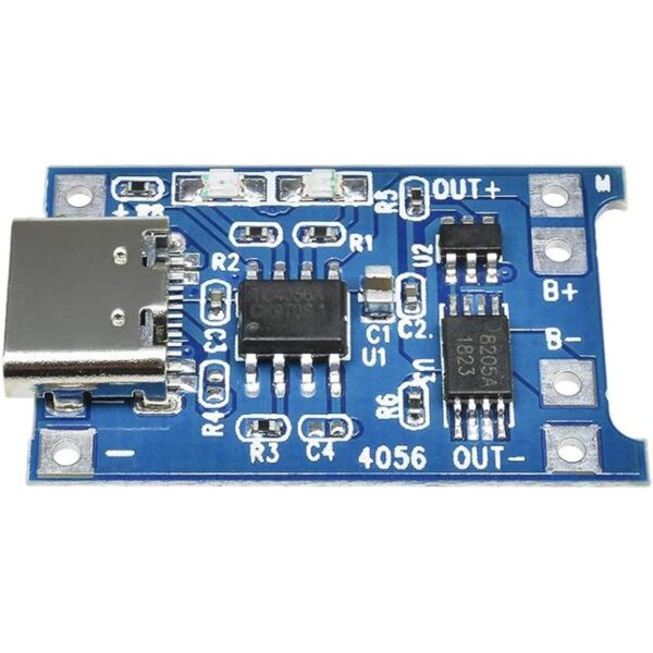 10 unidades TP4056 TipoC interfaz de entrada USB 5V 1A_3