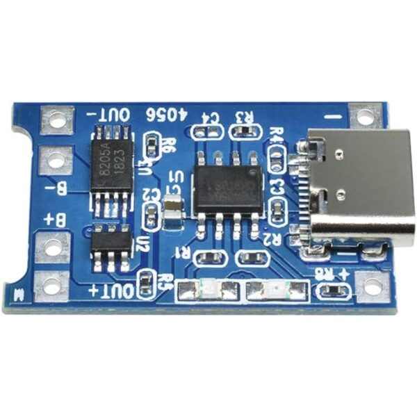 10 unidades TP4056 TipoC interfaz de entrada USB 5V 1A_6